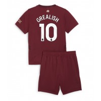 Manchester City Jack Grealish #10 Tredje Tröja Barn 2024-25 Kortärmad (+ Korta byxor)